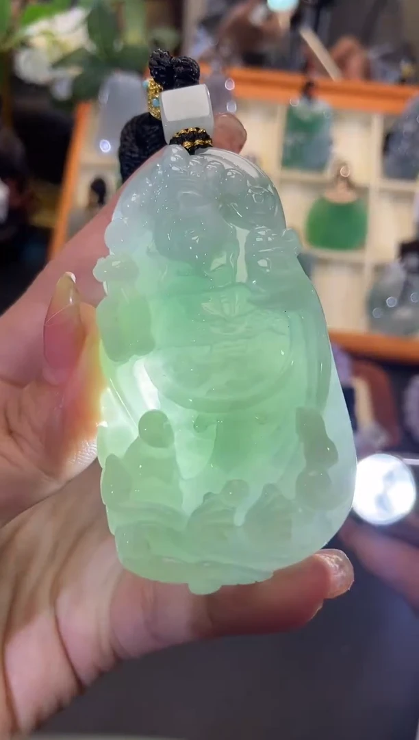 颈饰未镶嵌翡翠缅甸天然翡翠