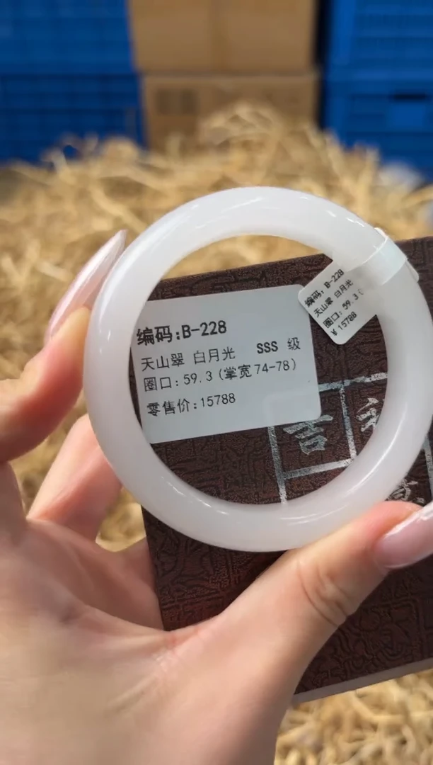 未镶嵌手镯石英质玉B-228