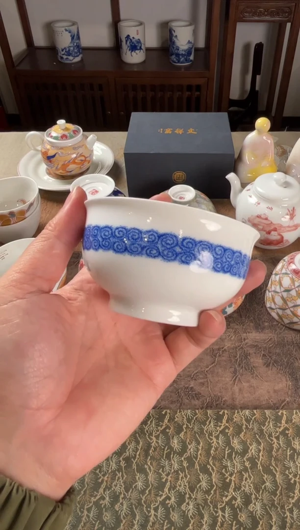 景德镇文祥窑高温釉下彩