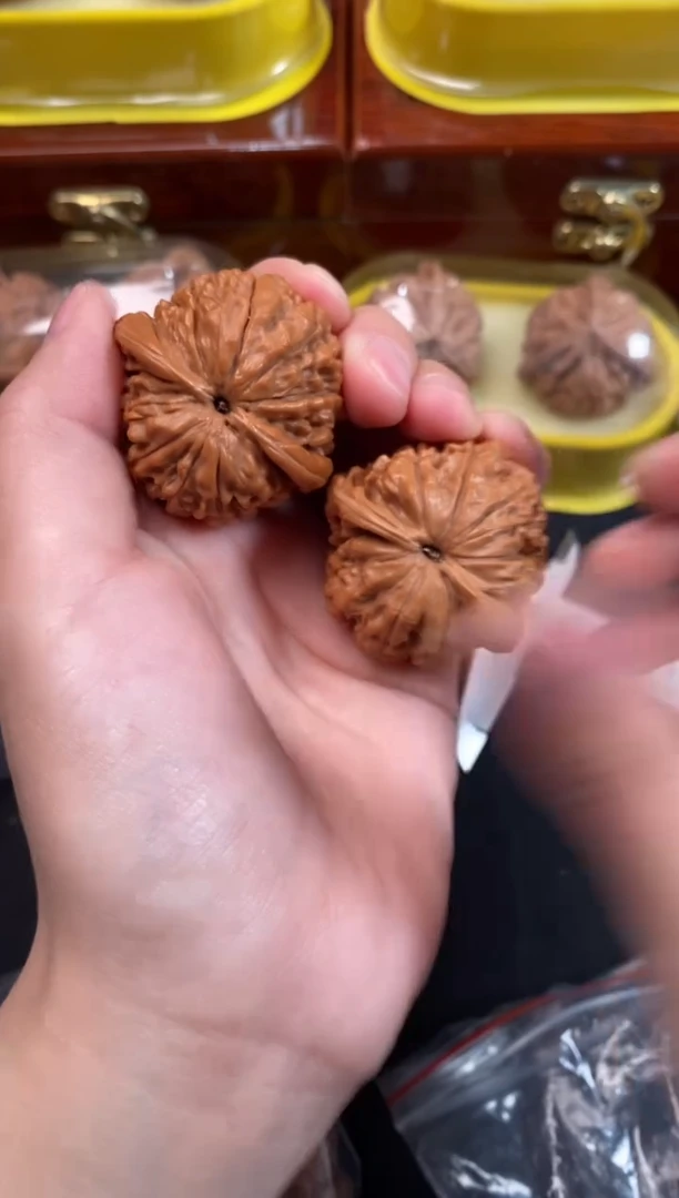 把件文玩核桃莲花38尺s354