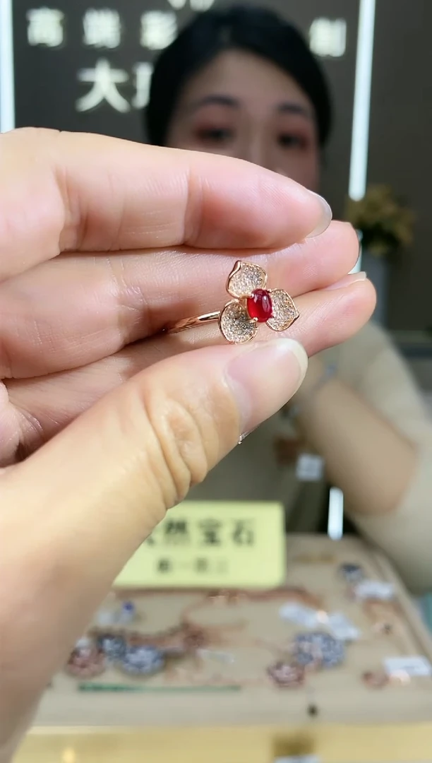 【闪购商品】红宝石手饰银S925镶嵌手饰