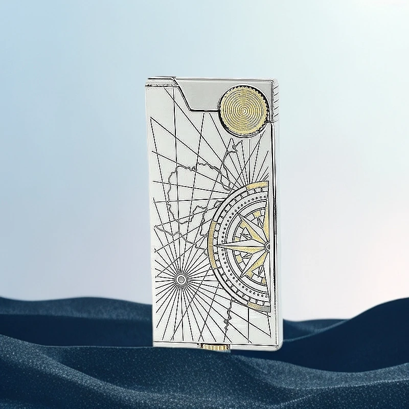 CHIEF首领高档煤油打火机 纯铜复古超薄耐用高颜值个性定制礼品男