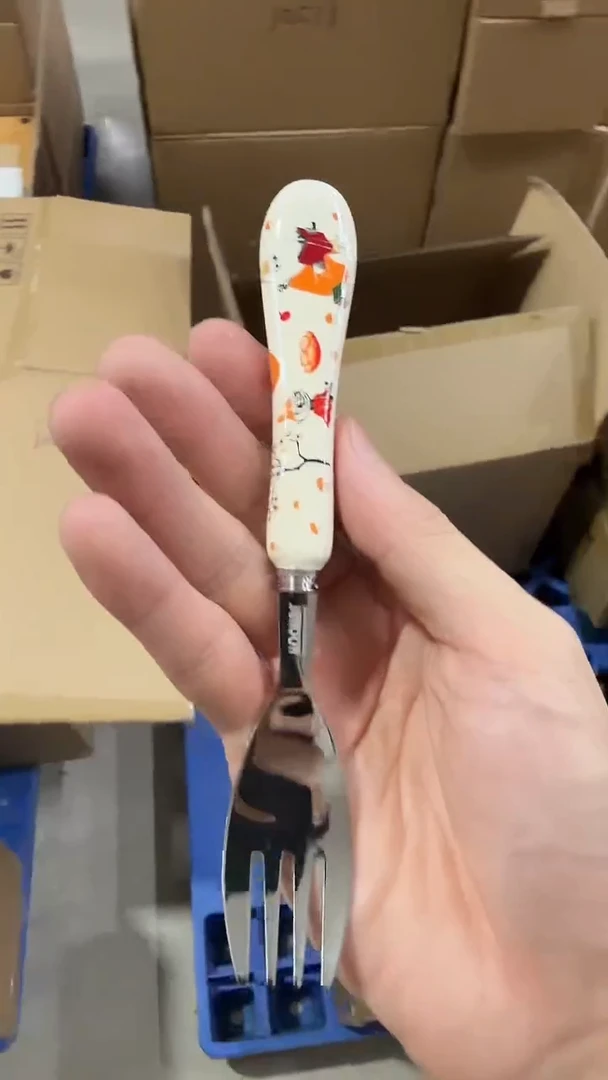 瓷片瓷姆明四季之旅餐叉(秋之旅)