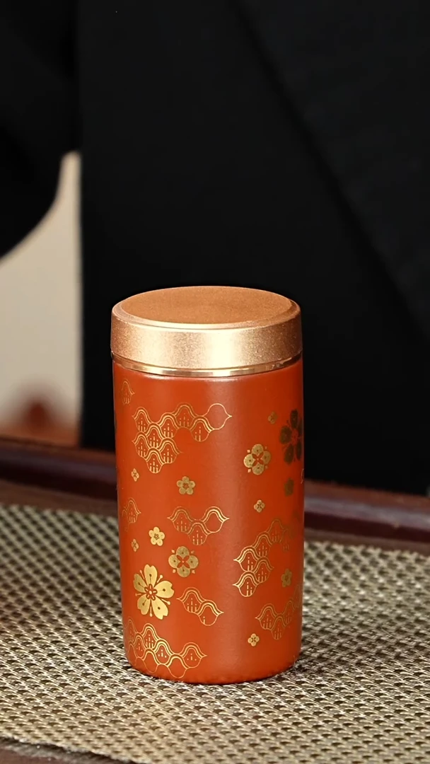 宜兴原矿紫砂茶叶罐
