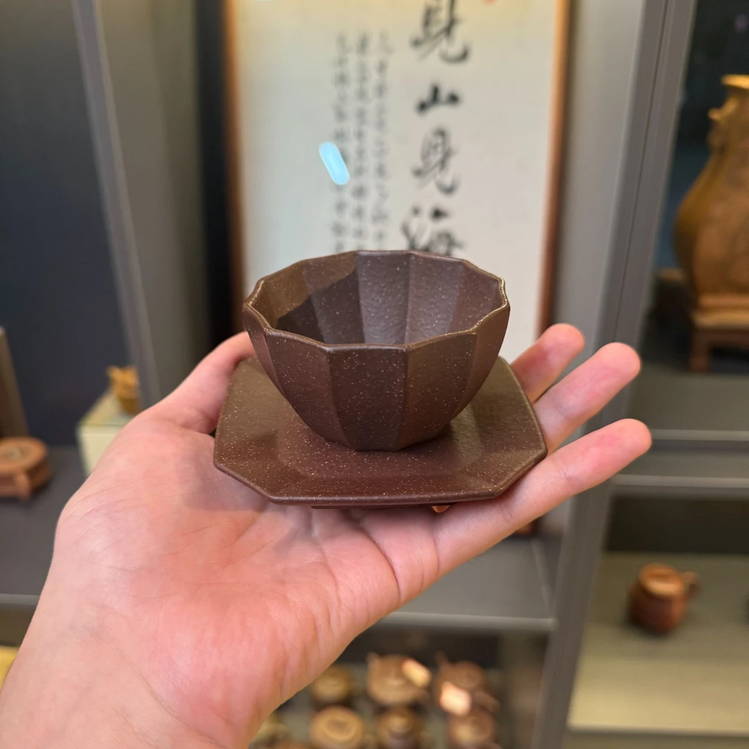 茶可倚粉丝专享【四方碟筋纹杯套组】23041130+2504210116