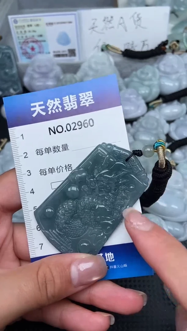 颈饰未镶嵌翡翠纯天然A货翡翠2960