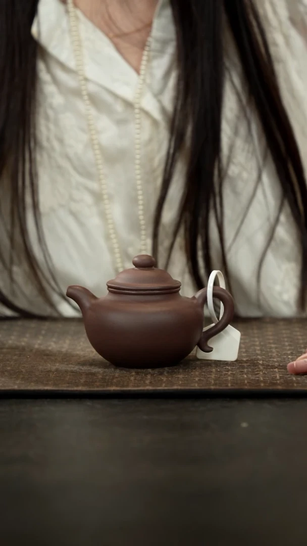 茶壶紫砂青灰紫泥莲子壶170cc