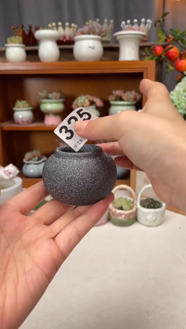 瓷片325知木小芳花盆