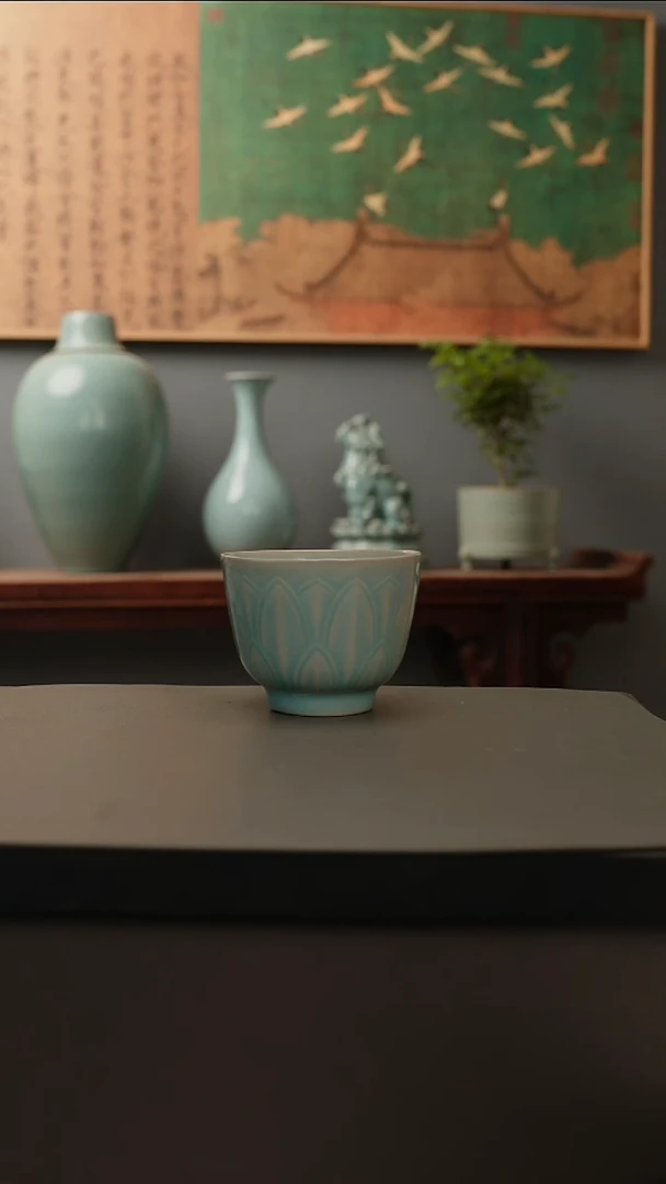 原产地原矿   莲瓣杯