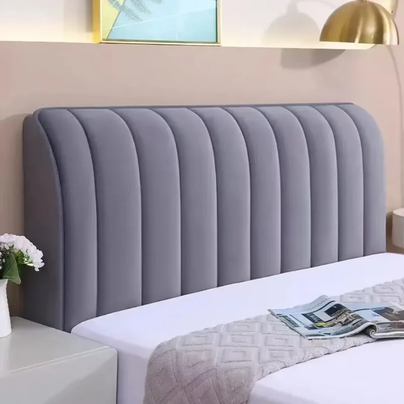 全包加厚夹棉床头罩套简约现代软包床头套罩木板皮床靠背罩防尘罩