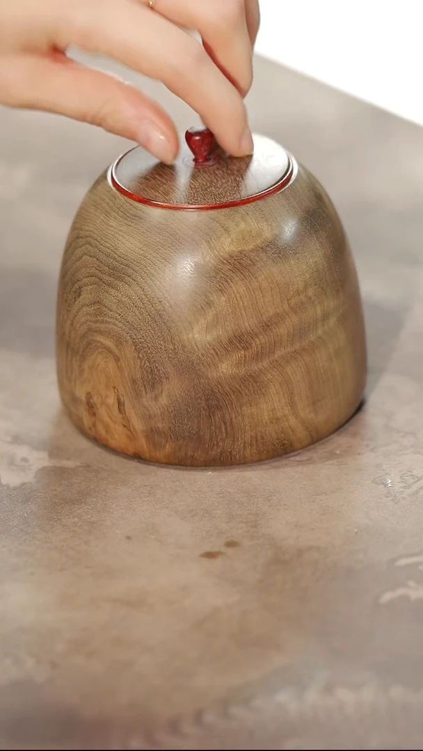 金丝楠金丝楠阴沉木茶叶罐