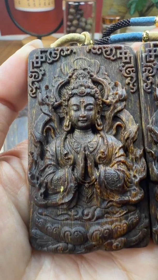 木木雕款 芽庄   新款 莲花大日  7cm 送养香瓶