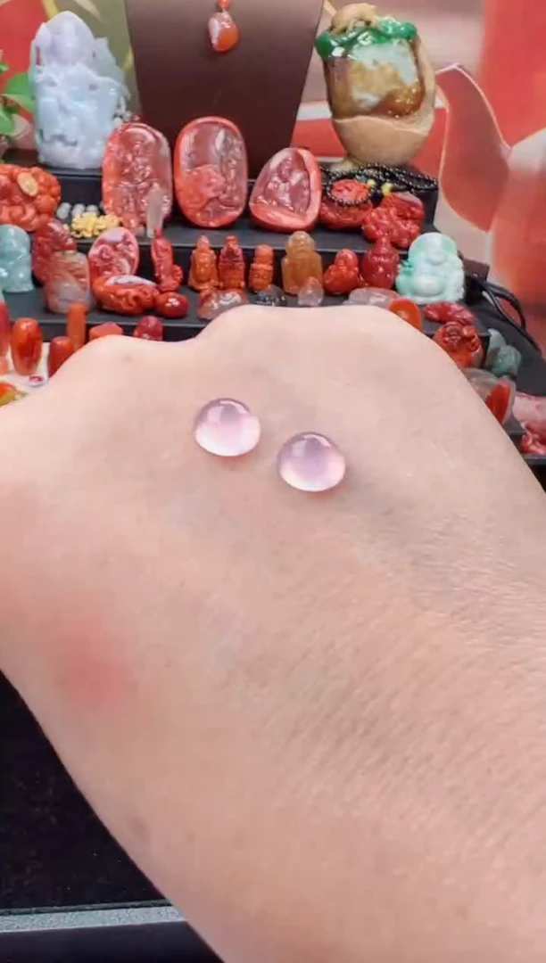 未镶嵌戒面南红玛瑙戒面