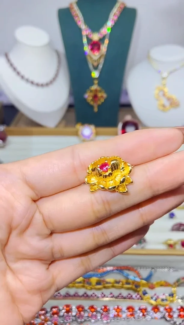 银S925镶嵌耳饰紫晶1