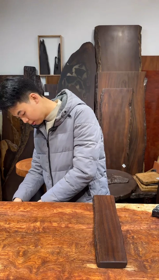 风车木（黑檀木）尺寸40*10*2编号276