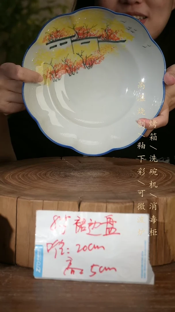 碗瓷景德镇手工手绘高温瓷釉下彩