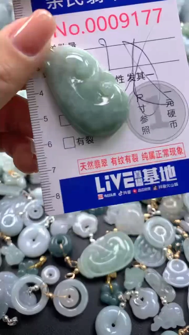 颈饰未镶嵌翡翠9177