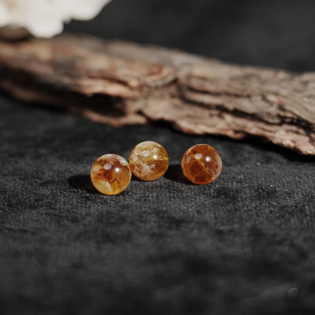 BeadsDance黄塔晶单珠14mm+多样性发一 编号O1001