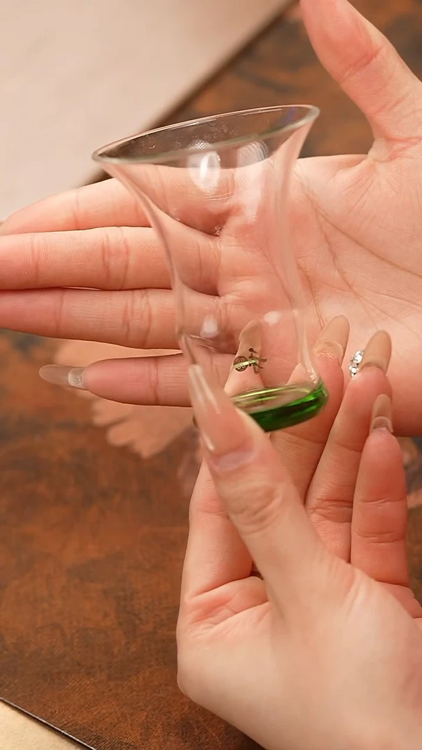 【闪购商品】禾器/晶彩君悦单杯/湖绿