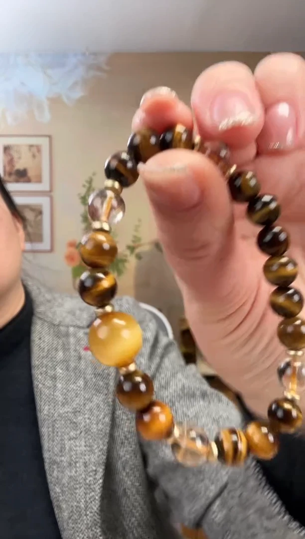 【闪购商品】水晶手链未镶嵌虎眼手串