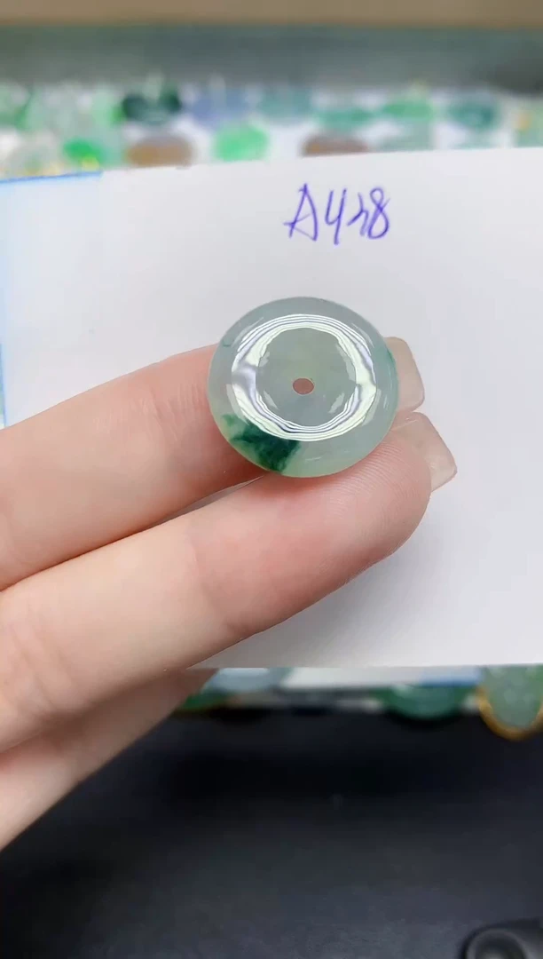 颈饰未镶嵌翡翠天然缅甸翡翠A货翡翠百元以上9元证书费自理