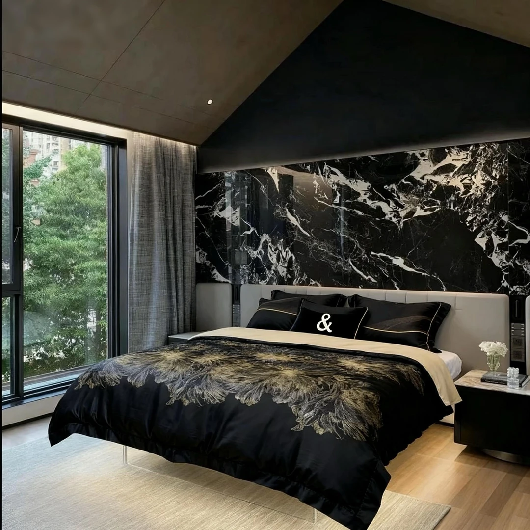 【LANRENMIAO】艾德琳高端定制/棉/高精密色织提花四件套轻奢高级感