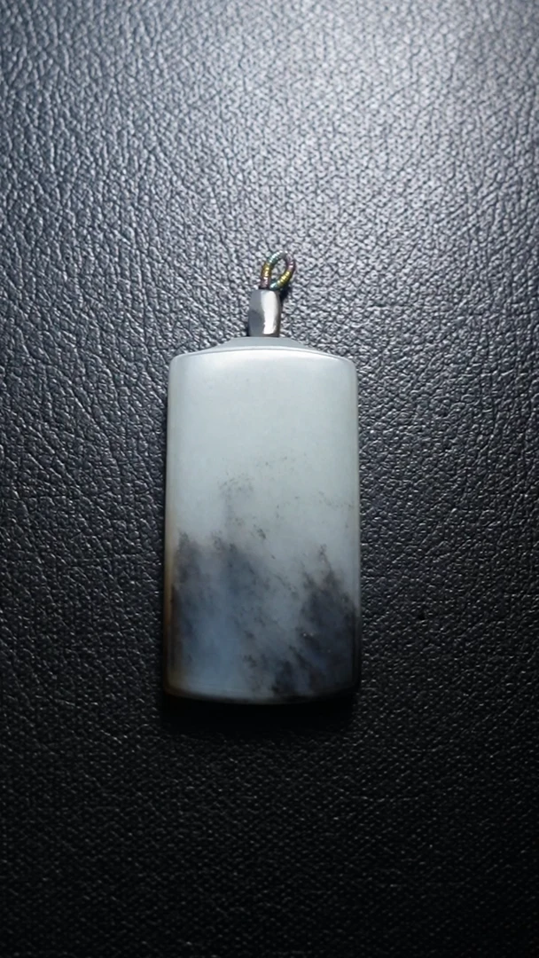 颈饰未镶嵌和田玉无事牌