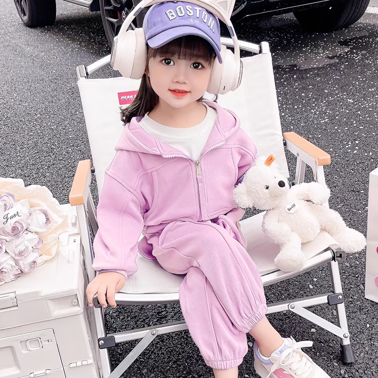 【紫罗兰&可爱兔】麦穗组合一组一春天就够了女童春款组合SJ-J-A363