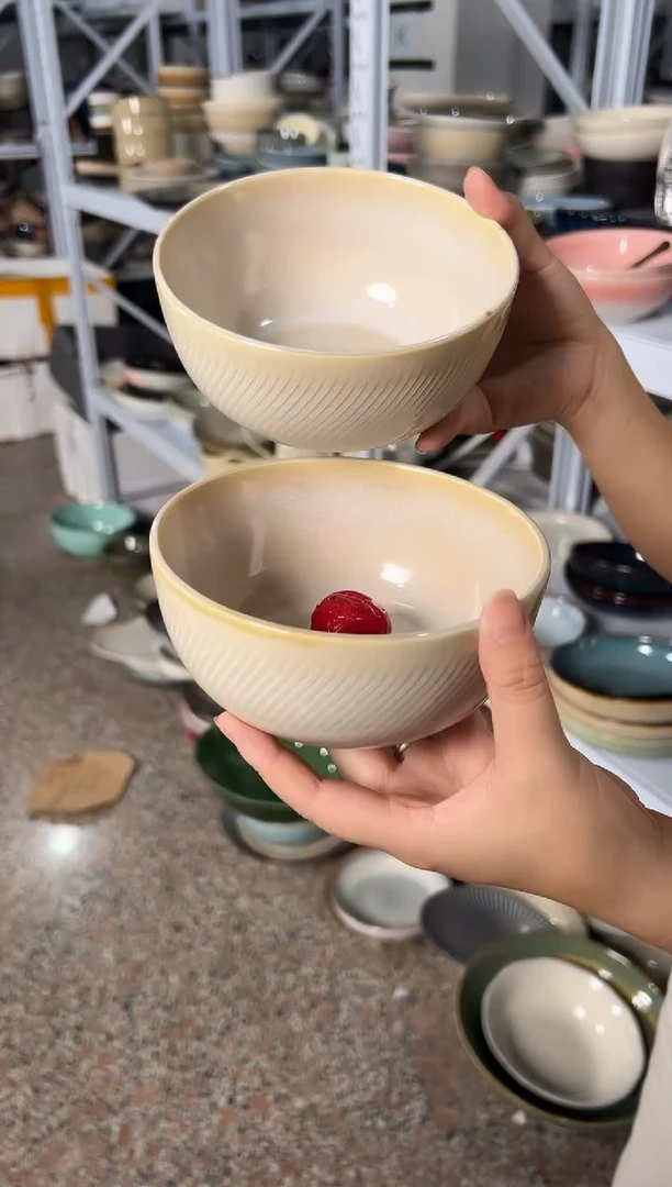 陶瓷外贸尾货瑕疵满20包邮X2 新品米饭碗