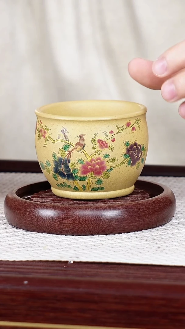 宜兴原矿紫砂 主人杯