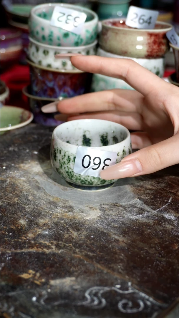 摆件精品窑变钧瓷茶器