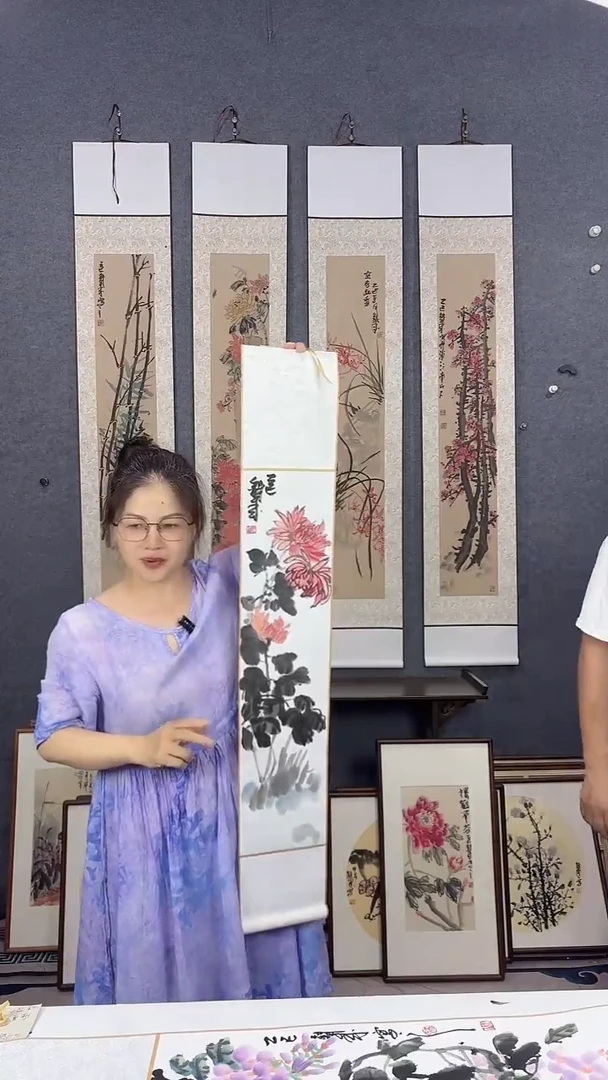 国画110*17吴铁成作品