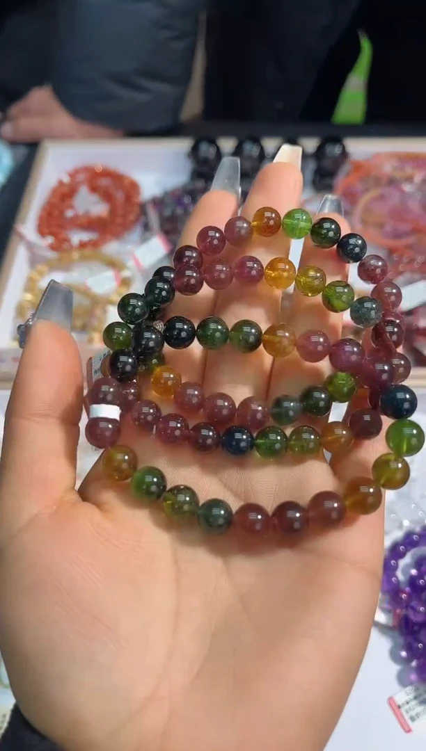 【闪购商品】碧玺手链未镶嵌70多样性发其一8+