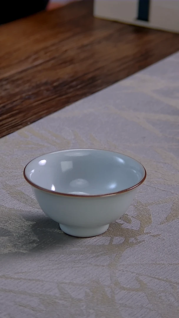 【闪购商品】拾玉窑仿古开片压手杯