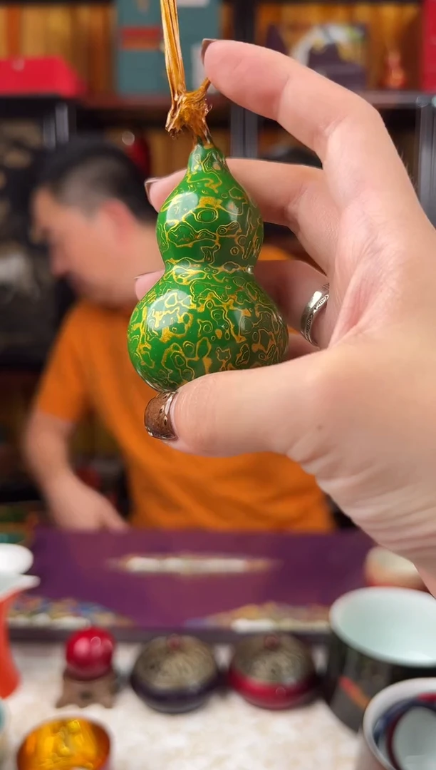 绿金葫芦-太古大漆