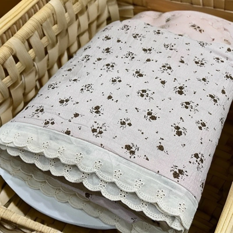 皱皱纱韩系花边款四件套床单床单被套四件套