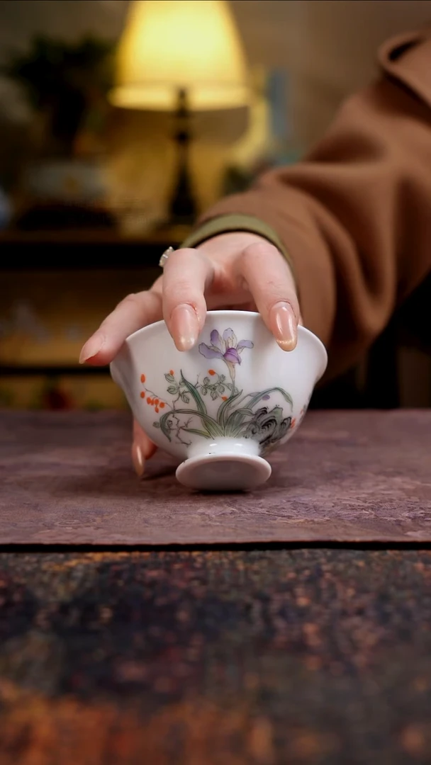 杯景德镇陶瓷杯碗柴烧多人