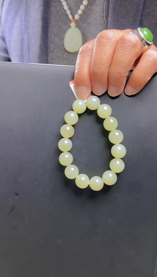 未镶嵌手串和田玉和田玉803卡13+