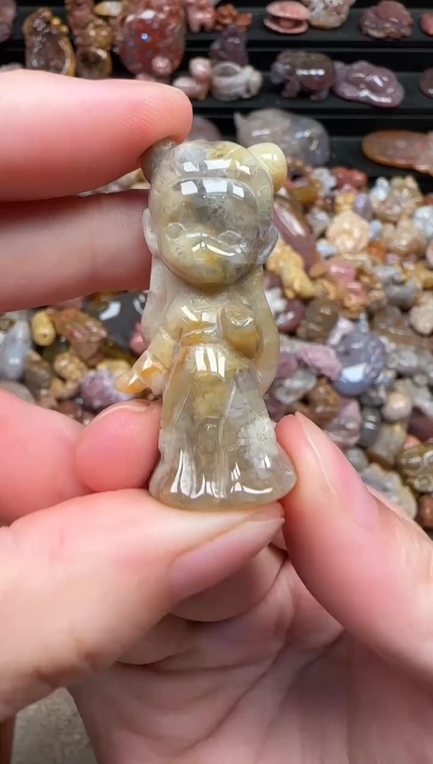 颈饰未镶嵌硅化珊瑚（珊瑚玉）278