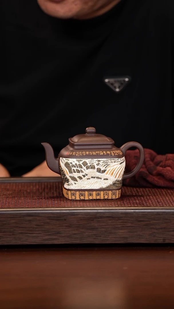 茶壶紫砂今*风徐壶记精品紫砂壶