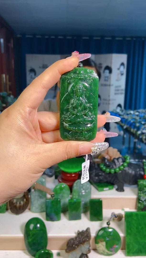 和田玉未镶嵌挂件1