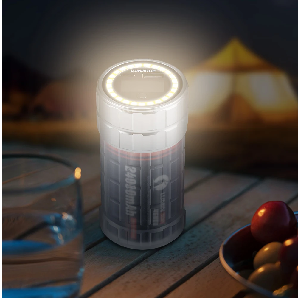 【手电王】雷明兔 极光 24000mAh 炫彩手电筒快充快放户外照明