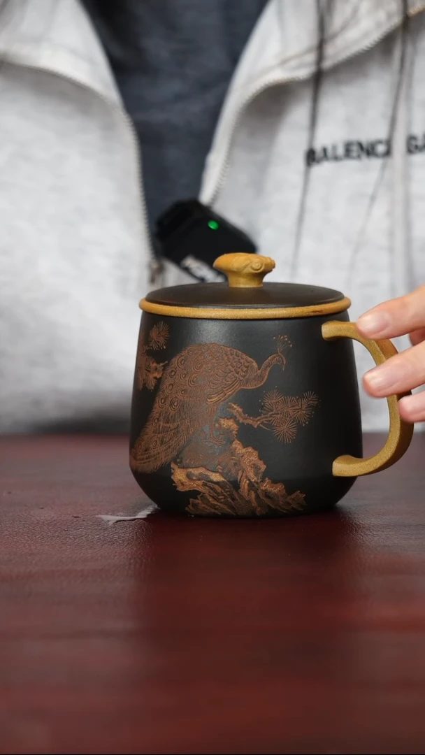 茶壶紫砂原矿高端紫砂--盖杯