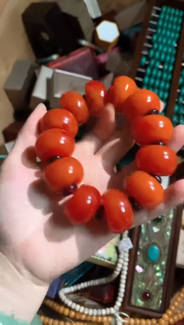 未镶嵌蜜蜡手链永玉阁精品专属摆件