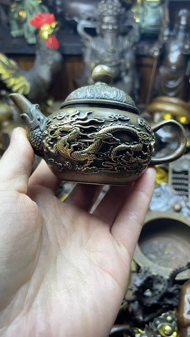 闪购链接，点击下单，有运费险，铜摆件