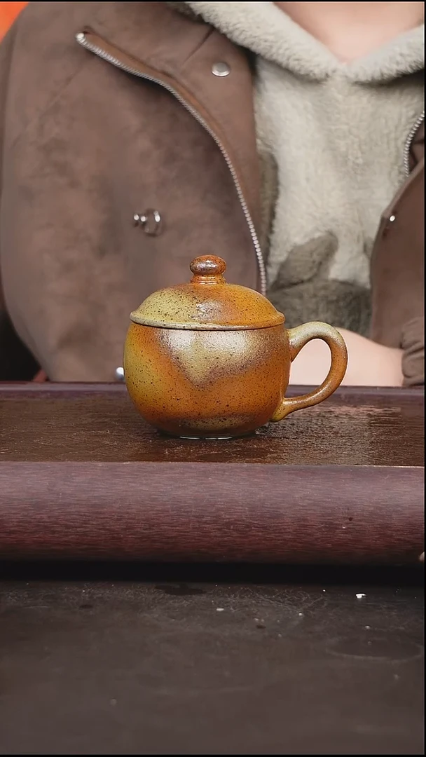 茶壶紫砂柴烧 盖杯