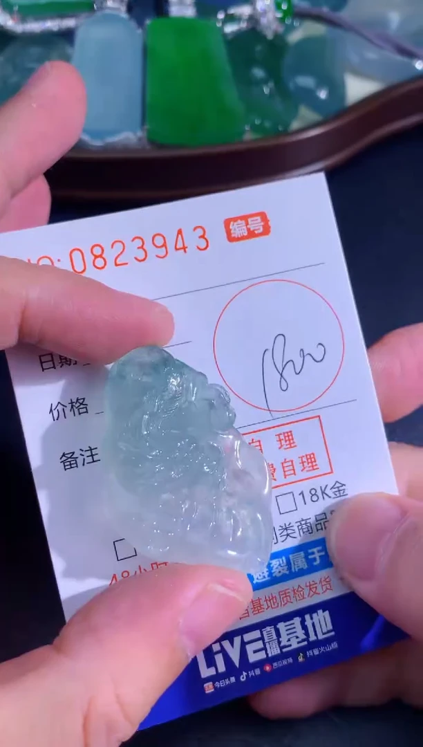 颈饰未镶嵌翡翠天然A货翡翠