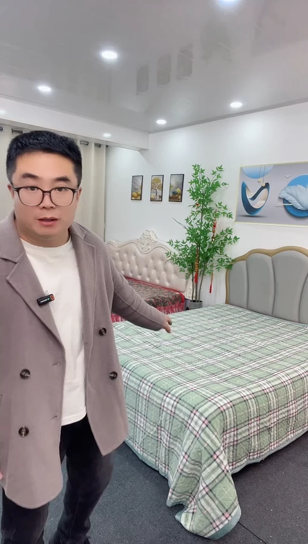 牛奶纤维绿格子 230*250  1.8米床 2.0米床 通用