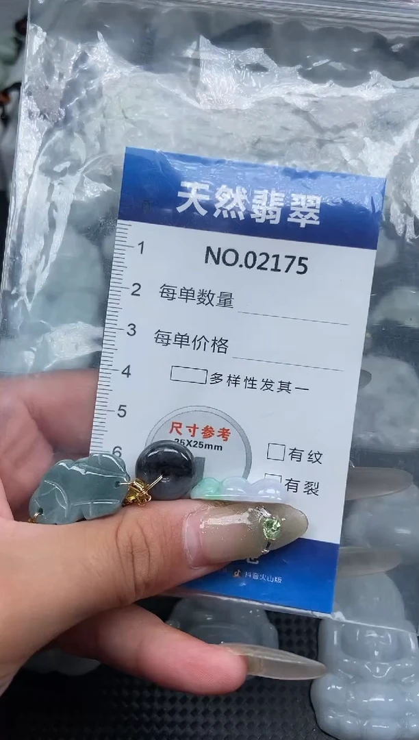 颈饰未镶嵌翡翠纯天然A货翡翠2175