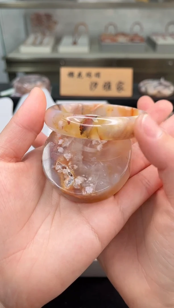 未镶嵌手镯石英质玉57圈口（赠品镯心）1346897